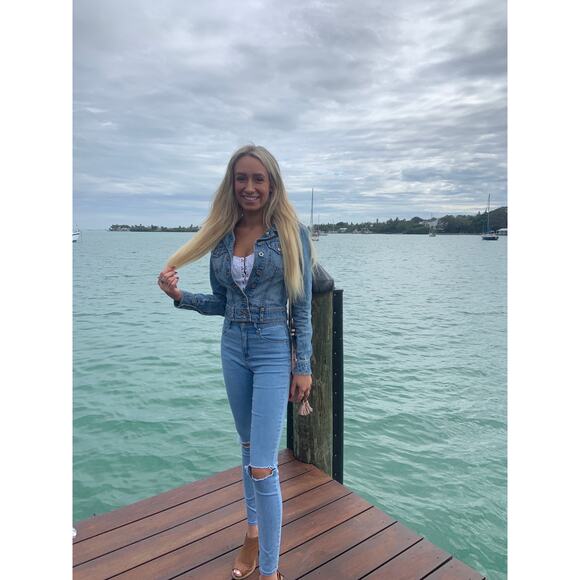 Express Jeans Vintage Jean Jacket - Picture 11 of 14